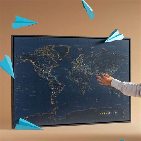 žvaigždžių žemėlapis su oro uostų žymėjimais