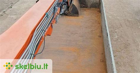 Sunkvežimio kėbulo scheminis brėžinys su pažymėtomis dalimis