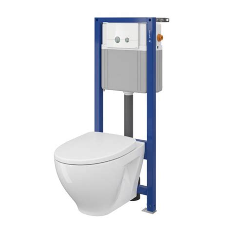 Schematinis potinkinio rėmo su pakabinamu unitazu vaizdas, iliustruojantis paslėptas komunikacijas.