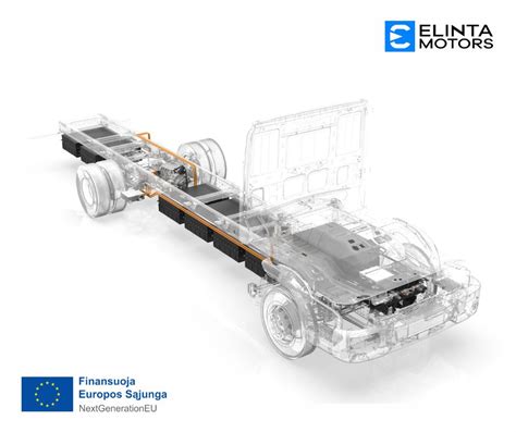 Informatyvi schema: Elinta Motors traukos sistemos komponentai ir veikimo principas