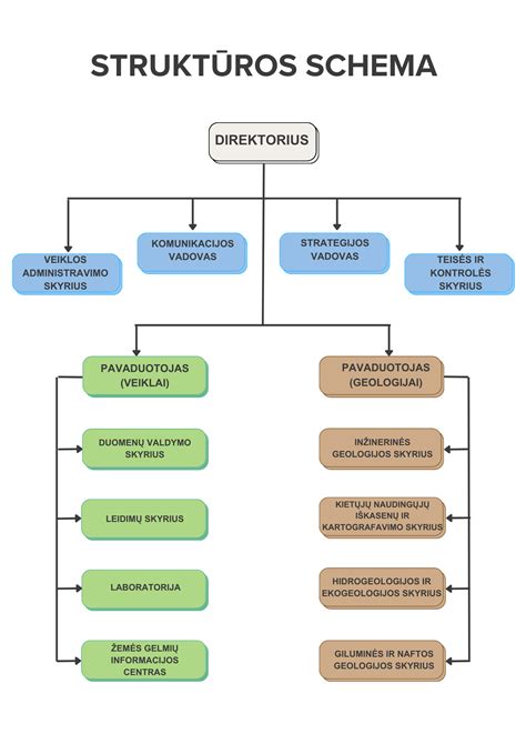 Techninė schema: kelio elementų struktūra