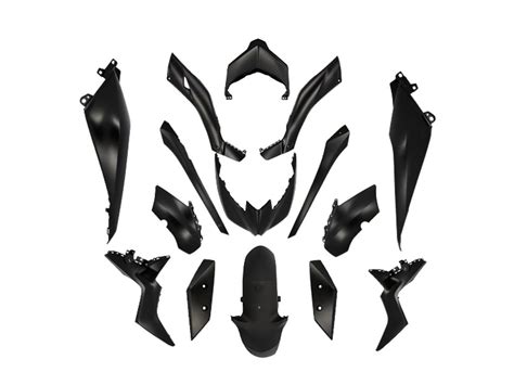 Juodas kėbulo apdailos komplektas Yamaha BW's Next Generation motoroleriui