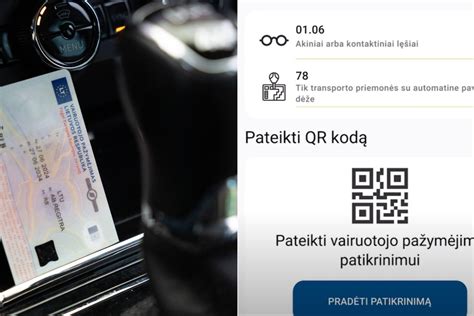 Asmuo su vairuotojo pažymėjimu prie 