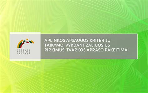 Aplinkos apsaugos lengvatų pavyzdžių iliustracija