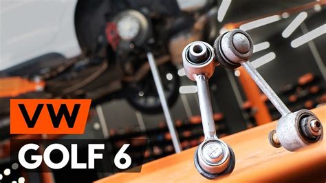 Stabilizatoriaus traukės vieta ir sandara VW Golf 5