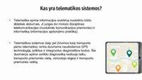 Infografika, iliustruojanti telematikos sistemų veikimą ir naudas