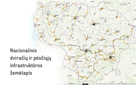 Lietuvos dviračių takų žemėlapis
