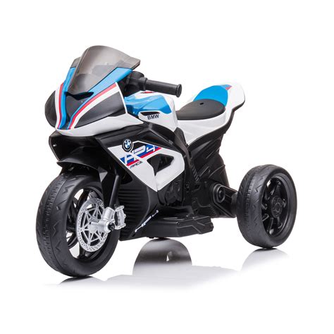 Vaikiškas BMW motociklas žaidimų aikštelėje