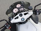 Detalė: BMW vaikiško motociklo prietaisų skydelis su lipdukais