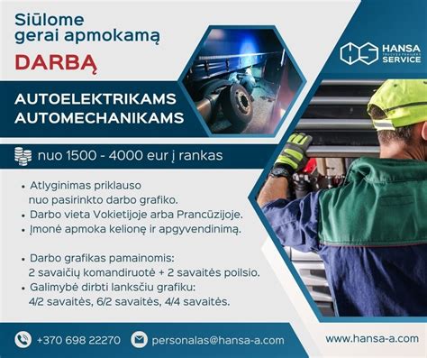 Teminė nuotrauka: aukštos kvalifikacijos automechanikas dirba autoservise