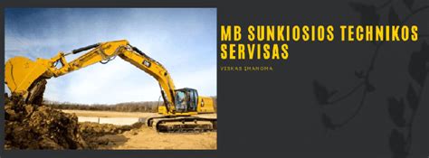 Sunkiosios technikos, ekskavatorių, remonto darbai