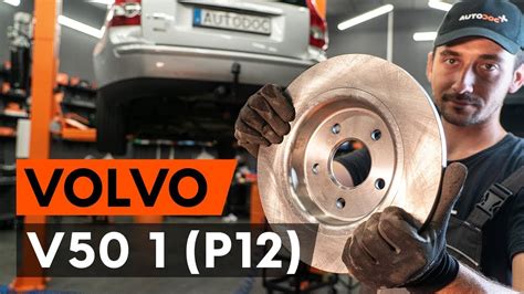 Volvo XC70 galinių stabdžių kaladėlių keitimo schema