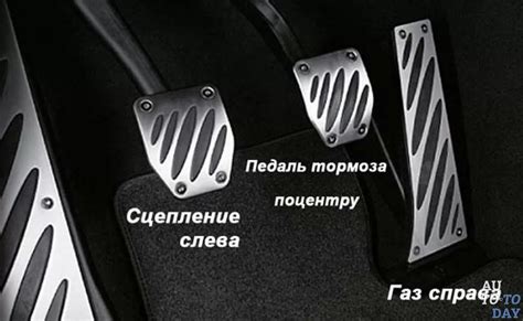 Automobilio sankabos pedalai
