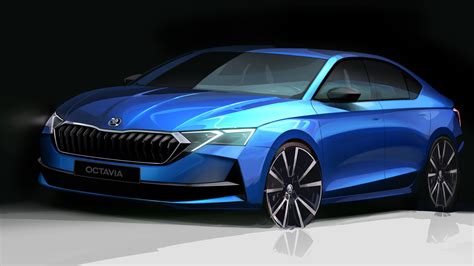 automobilių nuotraukos: skirtingų kartų Škoda Octavia modeliai su originaliais ratlankiais