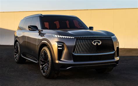 Infiniti QX serijos visureigių gama, nuotrauka iš priekio