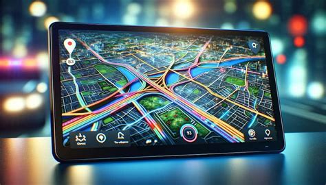 Map showing covered regions for navigation updates