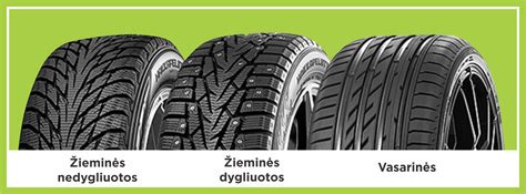 Sunkvežimio ašių tipai ir padangų paskirtis (schema)