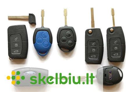 Inografika: Ford raktų tipų palyginimas (mechaniniai, su imobilaizeriu, su pulteliu, Keyless Go)