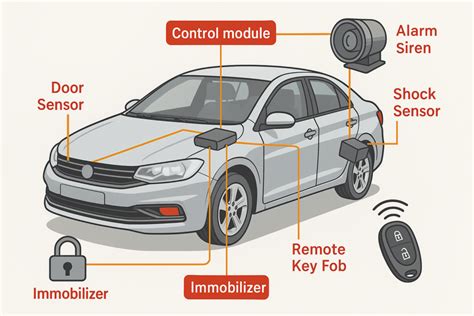 Infografika: Automobilio signalizacijos apsaugos lygių palyginimas