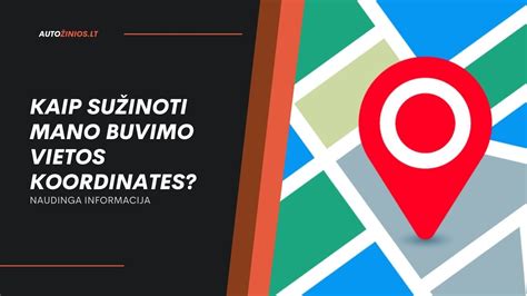 Automobilio buvimo vietos žemėlapyje atvaizdavimas su GPS sekimu