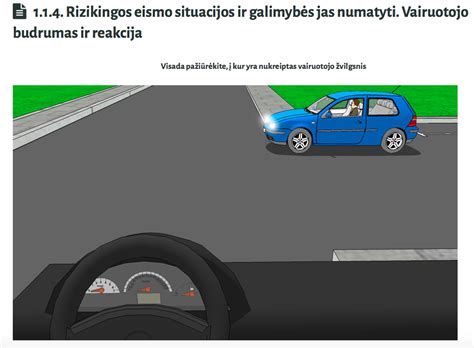 Vairavimo teorijos mokymo programos sąsaja