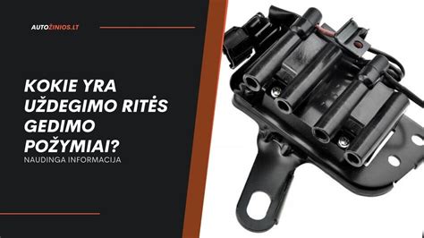 Schema su uždegimo spynelės gedimo simptomais BMW E46