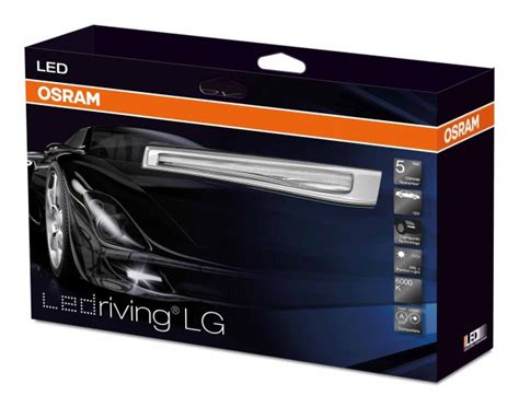 OSRAM LED DRL102 dienos šviesos žibintų komplekto iliustracija
