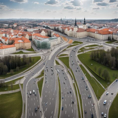 Tematinė nuotrauka, vaizduojanti automobilių srautą mieste Lietuvoje
