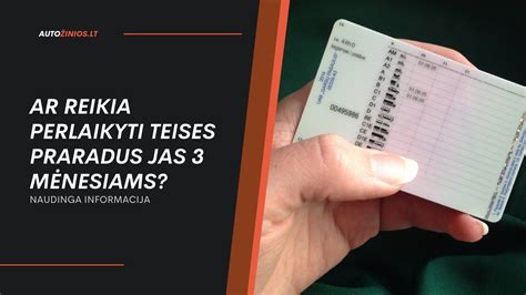Sprendimų medis: kada reikia perlaikyti egzaminą po teisių atėmimo