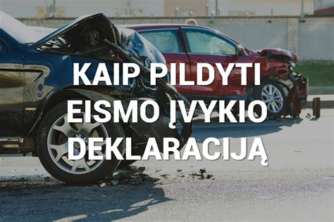 scheminis eismo įvykio piešinys su automobilių pozicijomis ir kliūtimis