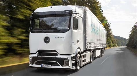 Mercedes-Benz eActros 600 išorės dizainas, aerodinaminės linijos, šoninis vaizdas