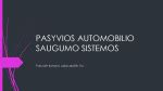 Infografika: svarbiausios automobilio saugumo sistemos