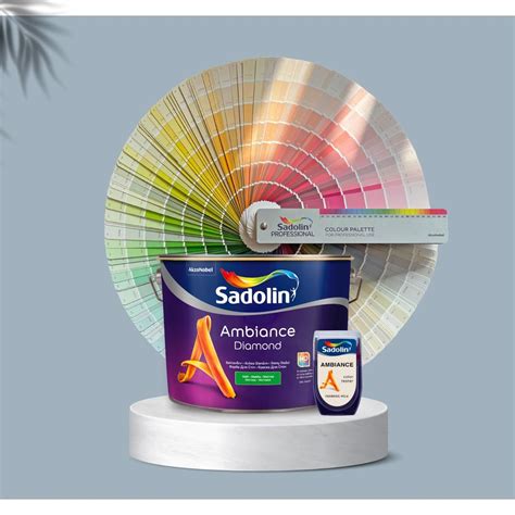 Photo of Sadolin Ambiance 3-in-1 color tester in use on a wall