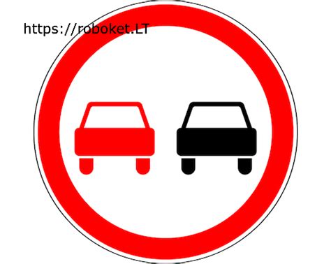 Infografika: kelio ženklas 