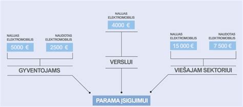 Diagrama, rodanti elektromobilių registracijos augimą Lietuvoje per metus