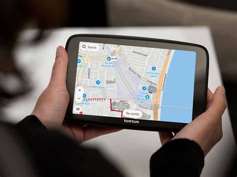 TomTom GPS navigacijos sąsaja su 3D žemėlapiu