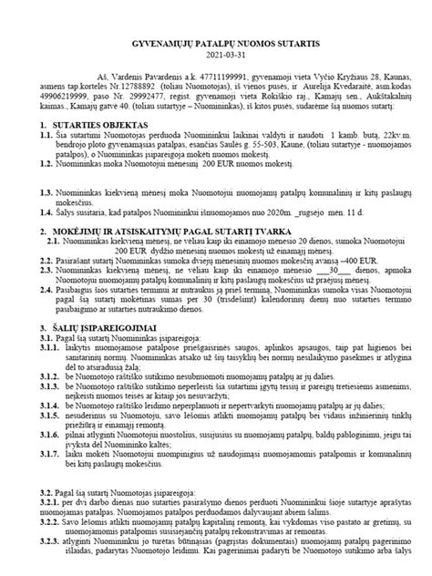 Lentelė, palyginanti ilgalaikės nuomos ir pirkimo išlaidas