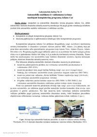 Automobilio stabilumo veiksniai ir sąlygos infografika