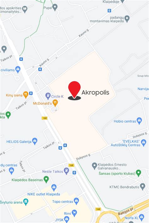 Žemėlapis, rodantis autodalių parduotuvių ir autoservisų vietas Telšiuose