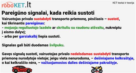 Schema: pareigūnų signalai sustabdyti transporto priemonę