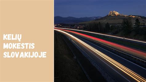 Infografika: Kelių mokesčių kontrolės sistema Slovakijoje (kameros, jutikliai)