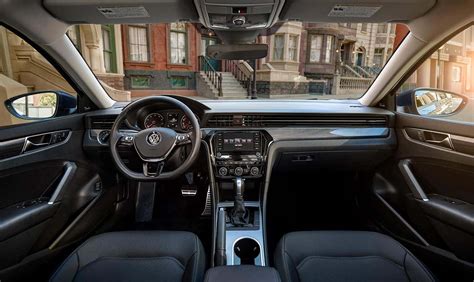 Thematic photo of Passat interior showcasing comfort and features