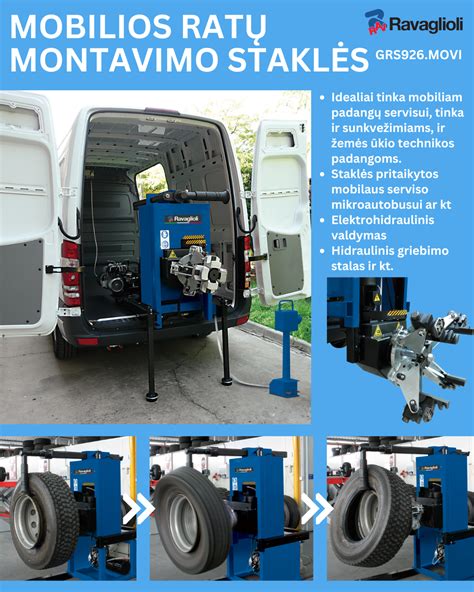 automobilių ratų ir padangų montavimo įrankių ir įrangos apžvalga
