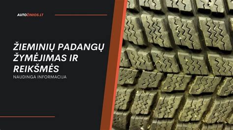 Schema, iliustruojanti skirtingus padangų dydžius ir jų žymėjimus