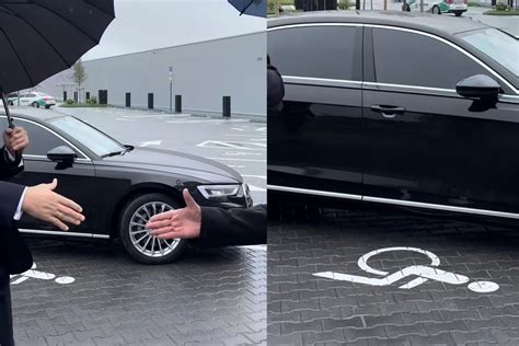 Teminis automobilio stovėjimo pažeidimo nuotrauka