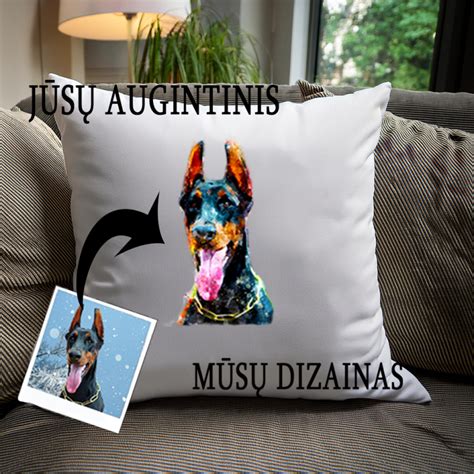 Paso viršelis su augintinio nuotrauka ir antspaudais