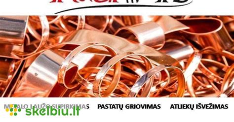 Metalo laužo supirkimo proceso schema Utenoje