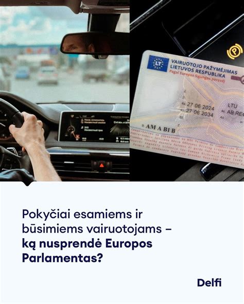 Infografika, lyginanti ES ir ne ES vairuotojo pažymėjimų keitimo tvarką