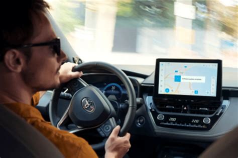 Ekrano nuotrauka: MyToyota programėlės debesų navigacijos funkcija