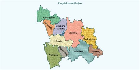 Žemėlapis su pagrindiniais Respublikinės Klaipėdos ligoninės padaliniais ir jų adresais